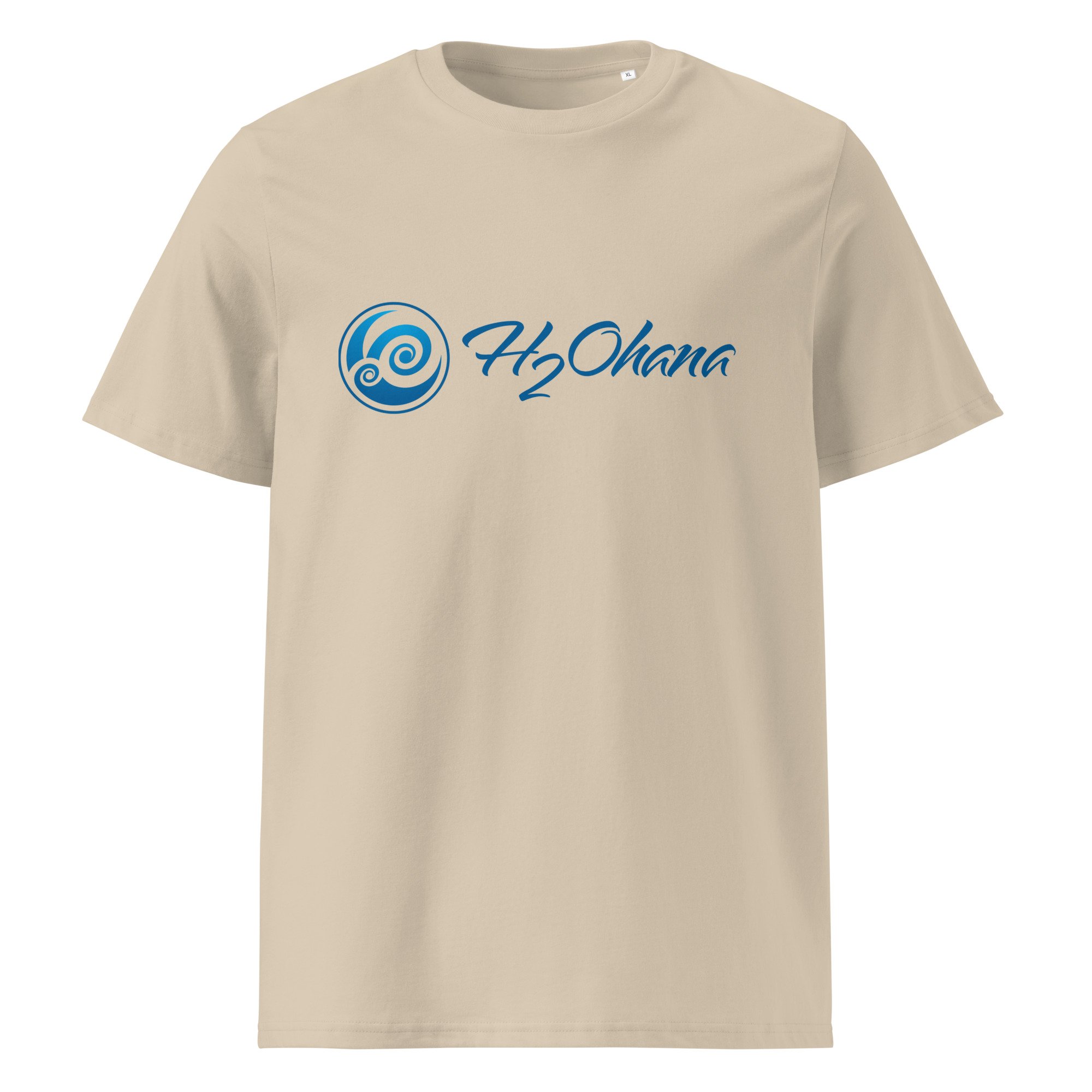 LOGO Blue - Unisex organic cotton t-shirt