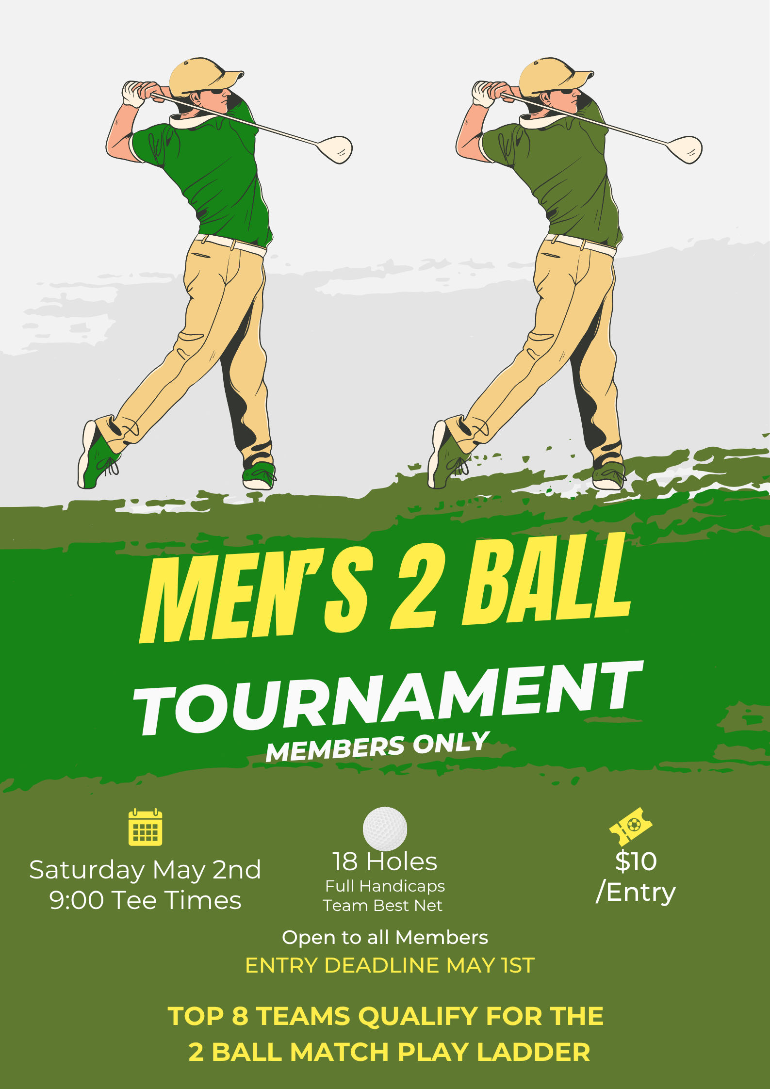 Men's 2 Ball