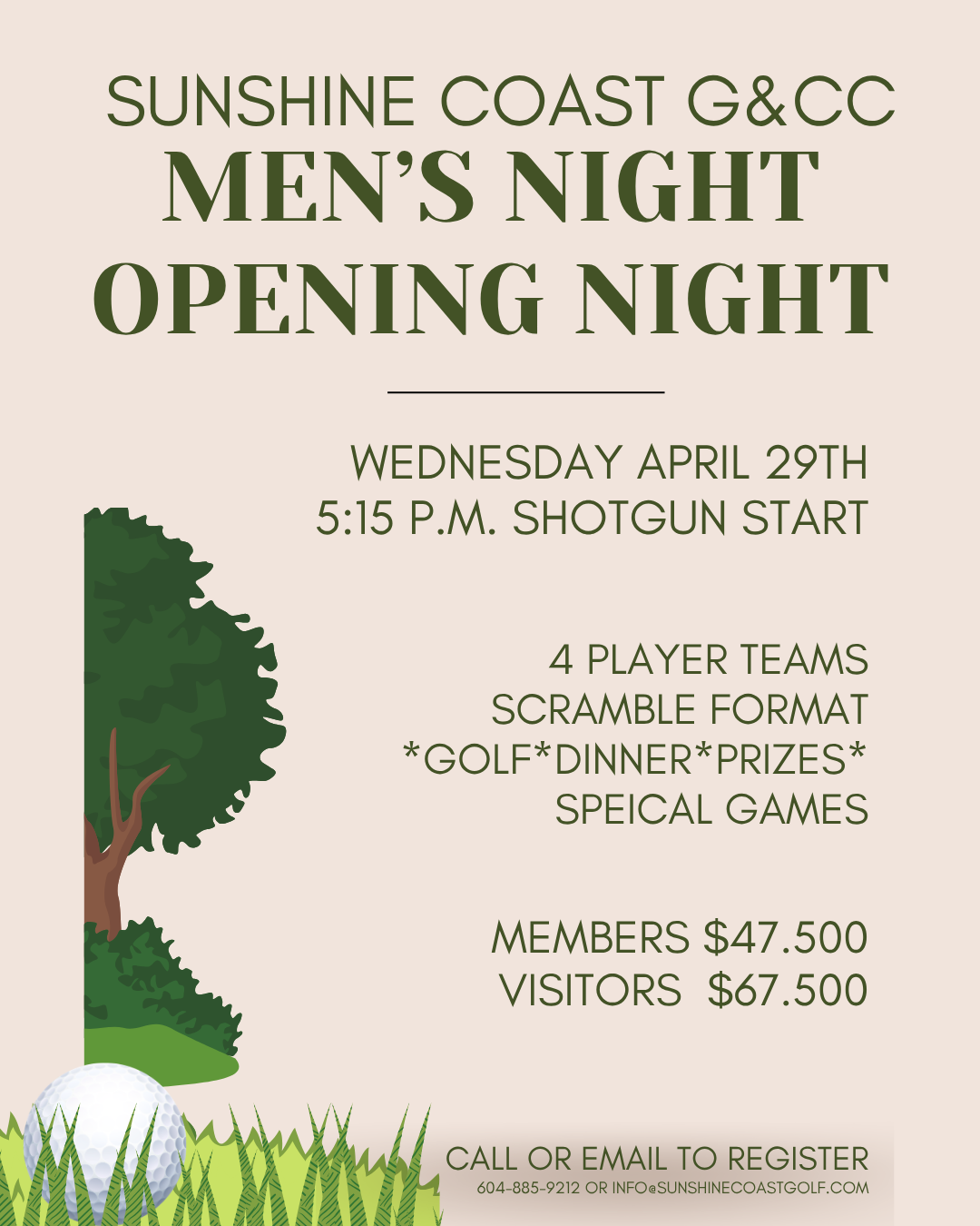 Men's Night Opening Night