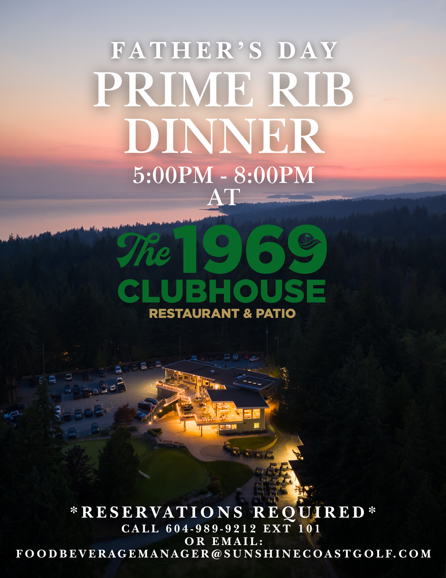 Father's Day Prime Rib Dinner