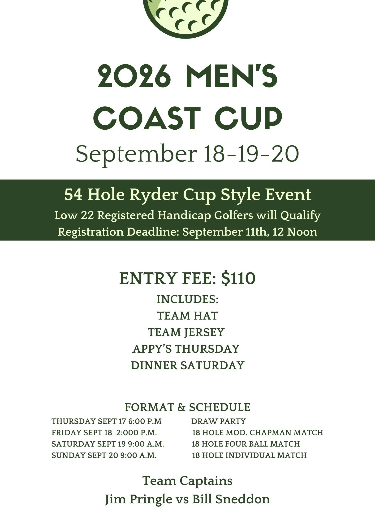 Men's Coast Cup 