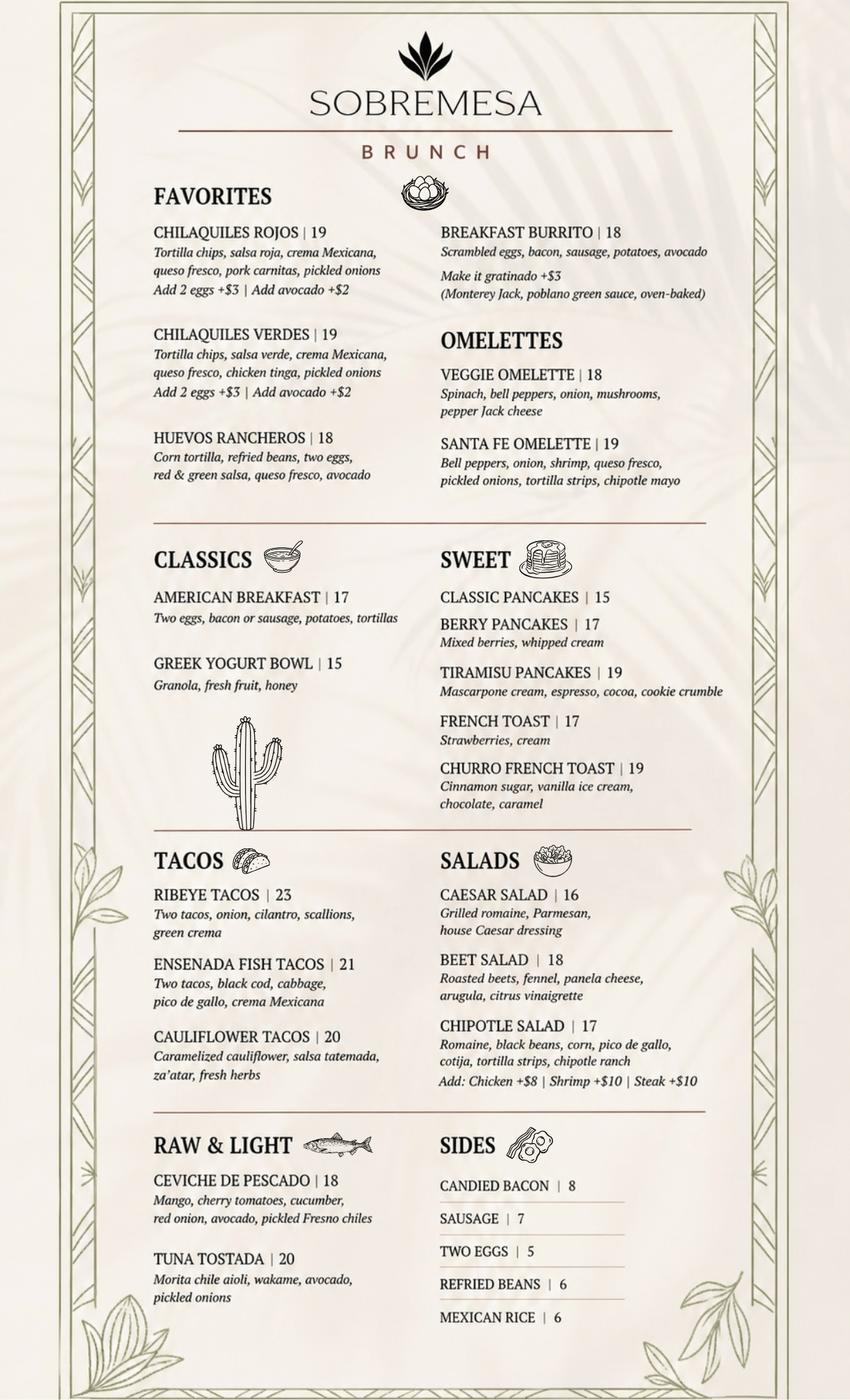 Brunch — SOBREMESA