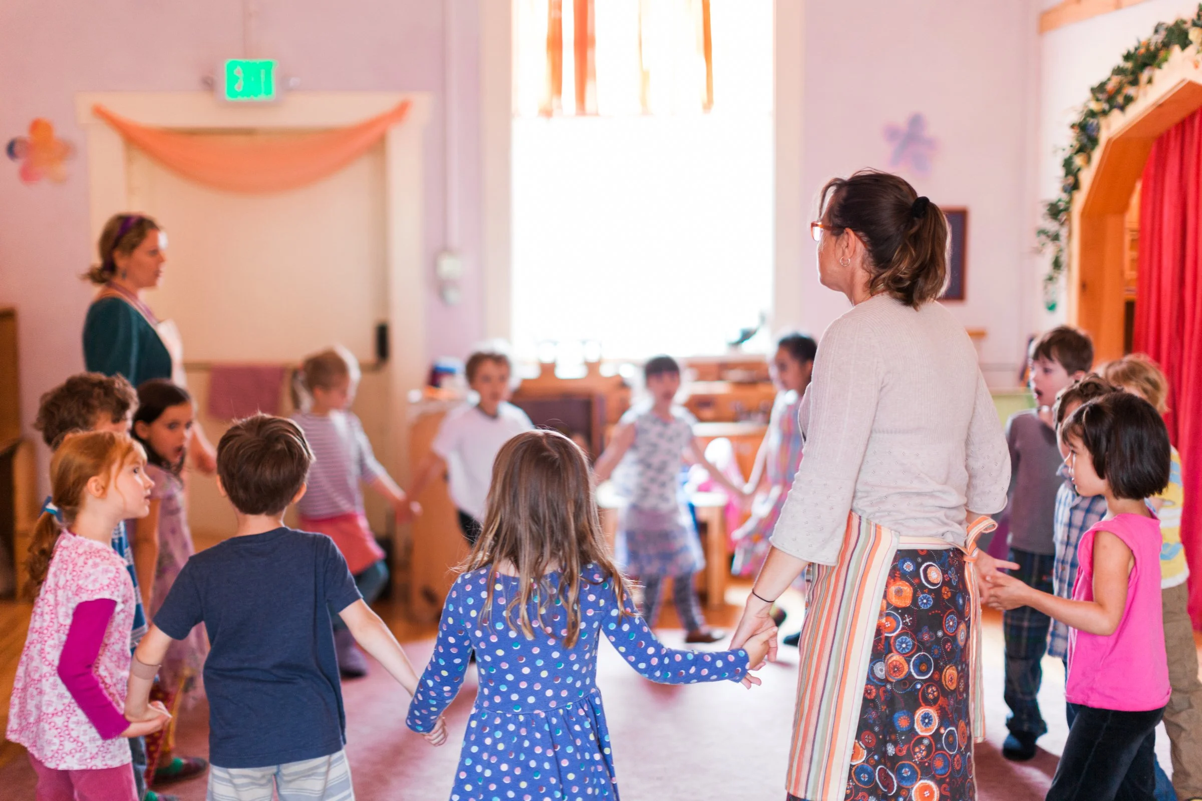 Students and teachers in Early Childhood classroom