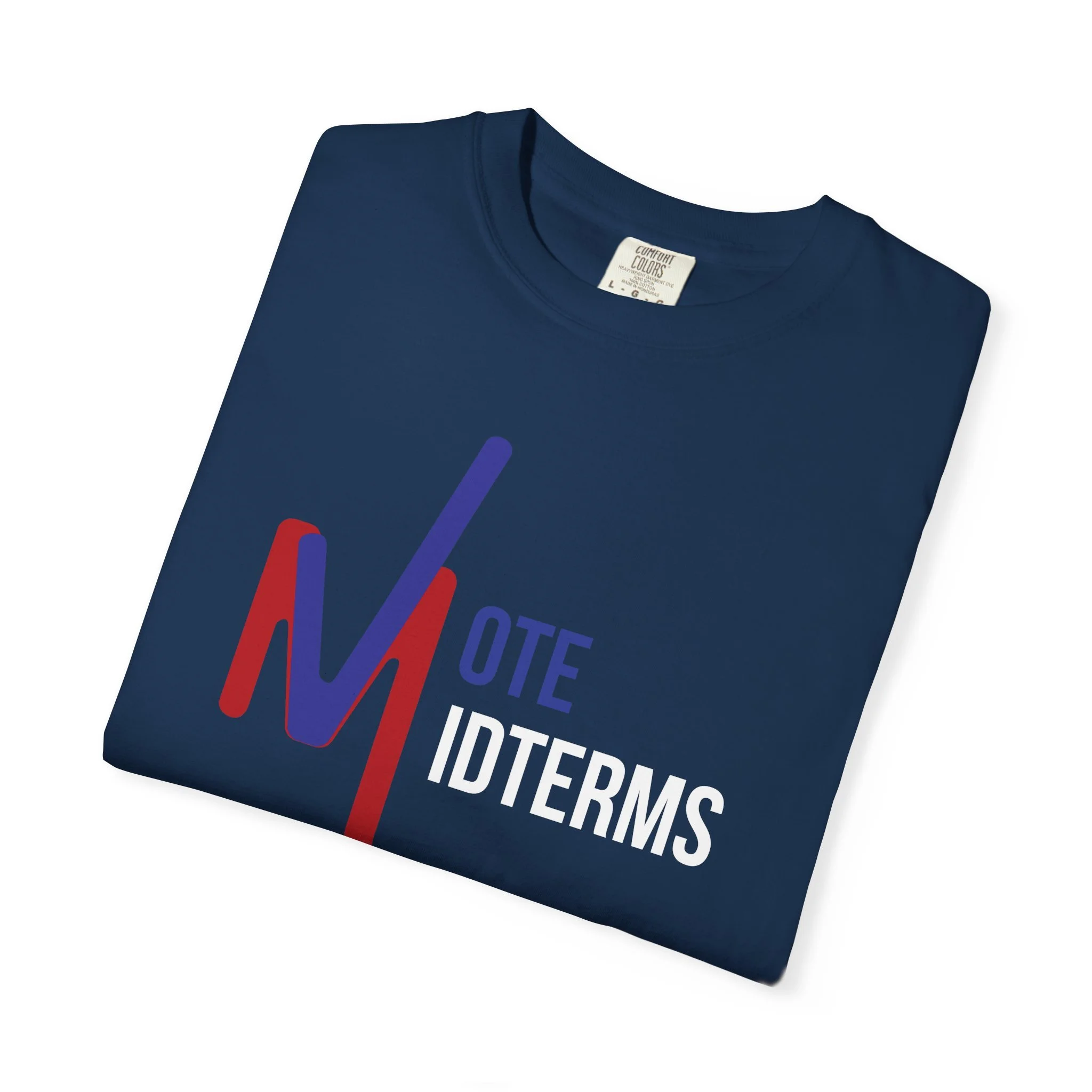 Navy Vote Midterms tee Comfort Colors political protest shirt voting rights