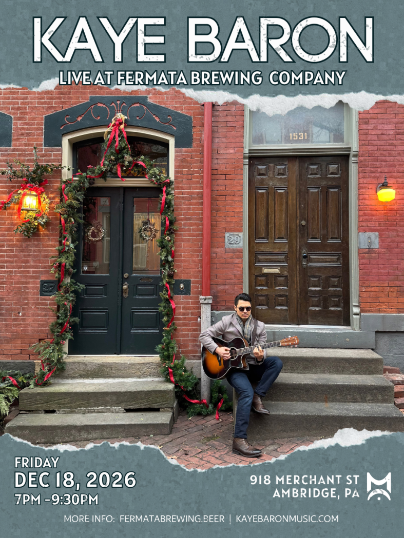 Kaye Baron - Live at Fermata Brewing Company Poster