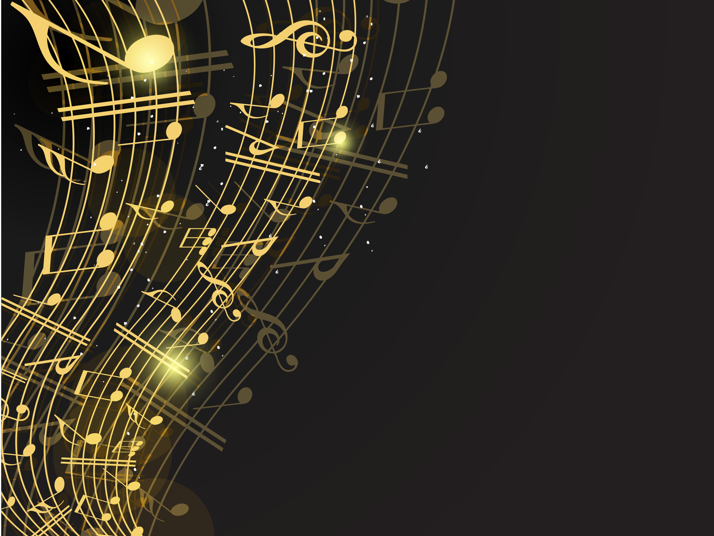 Golden musical notes and symbols flowing across a dark background. Stephen Twist, Nashville Bound, Lonely Just Goes On, Broken Heart Surgery, Stormy Night, Little Darli', Maybe Not, COVID 19 Blues, Tony Stoufer, Quick Song