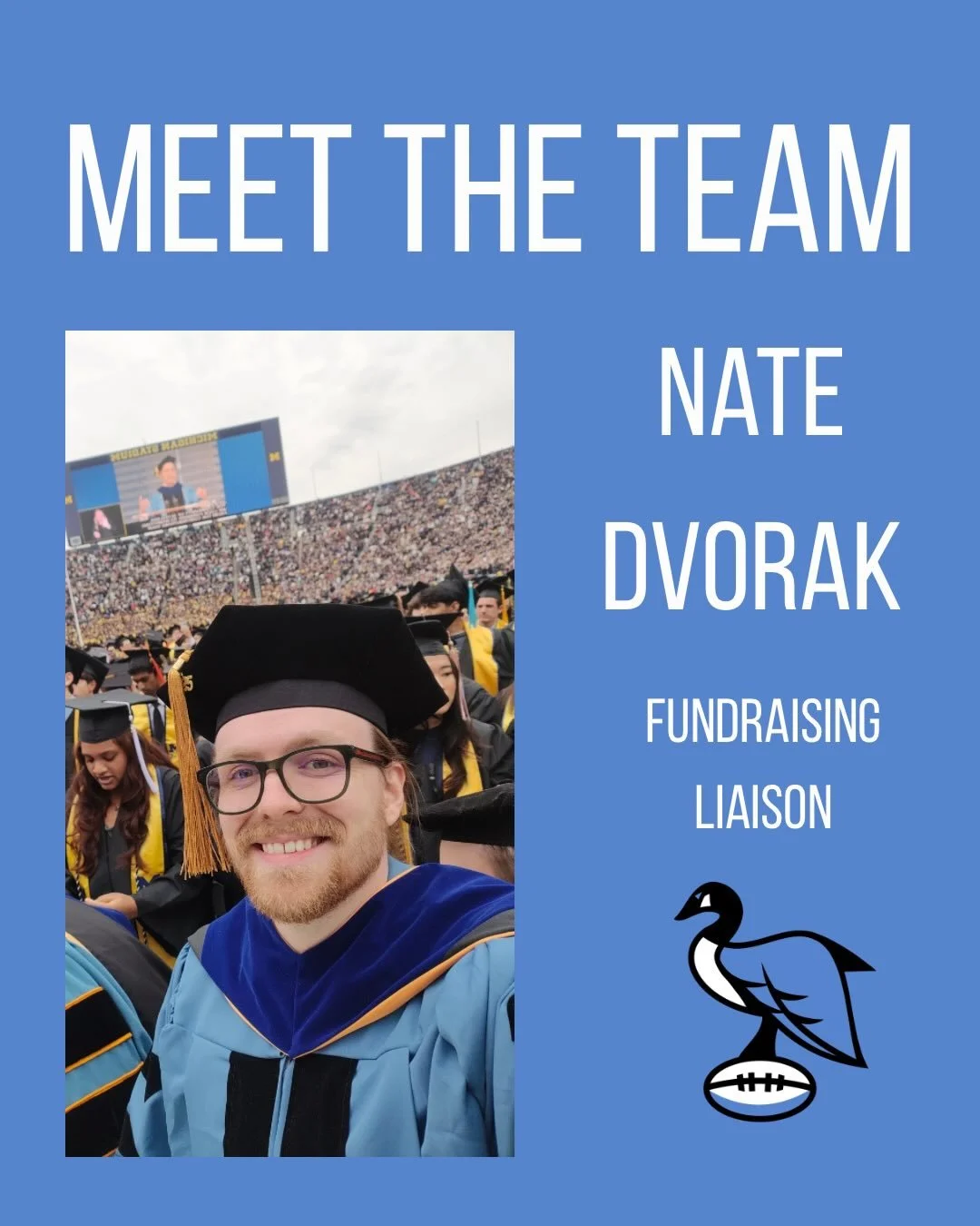 Meet the man who proves that rugby is a game for all kinds of athletes&mdash;even the academic ones. 😉

Introducing our Fundraising Liaison, Nate Dvorak! With 11 years of rugby experience, he&rsquo;s a veteran on the pitch. But his proudest &ldquo;a