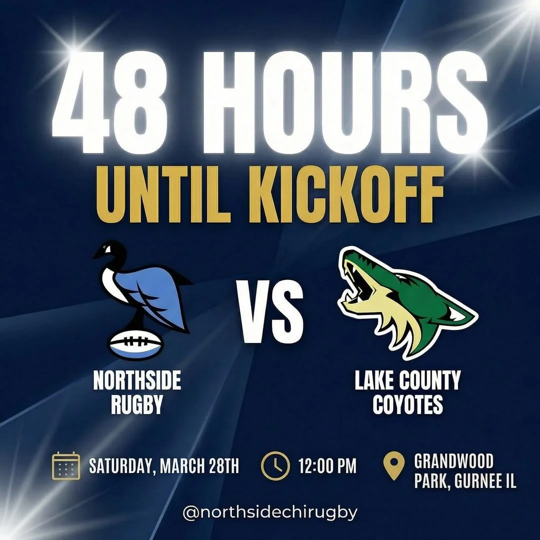 The wait is almost over 🏉

Northside Rugby takes on the Lake County Coyotes this Saturday, March 28th at 12PM. Our first match of the season and we are READY.

Come out and support the Geese - Chicago, let&rsquo;s make some noise 💙

#NorthsideRugby
