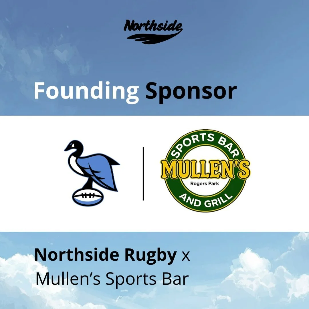 As our Spring season begins, it&rsquo;s time to recognize our founding community sponsors 🤝 

A rugby club does not officially form until their home pub is on their chest, and @mullenssportsbarandgrill  truly feels like home! What started as a Googl