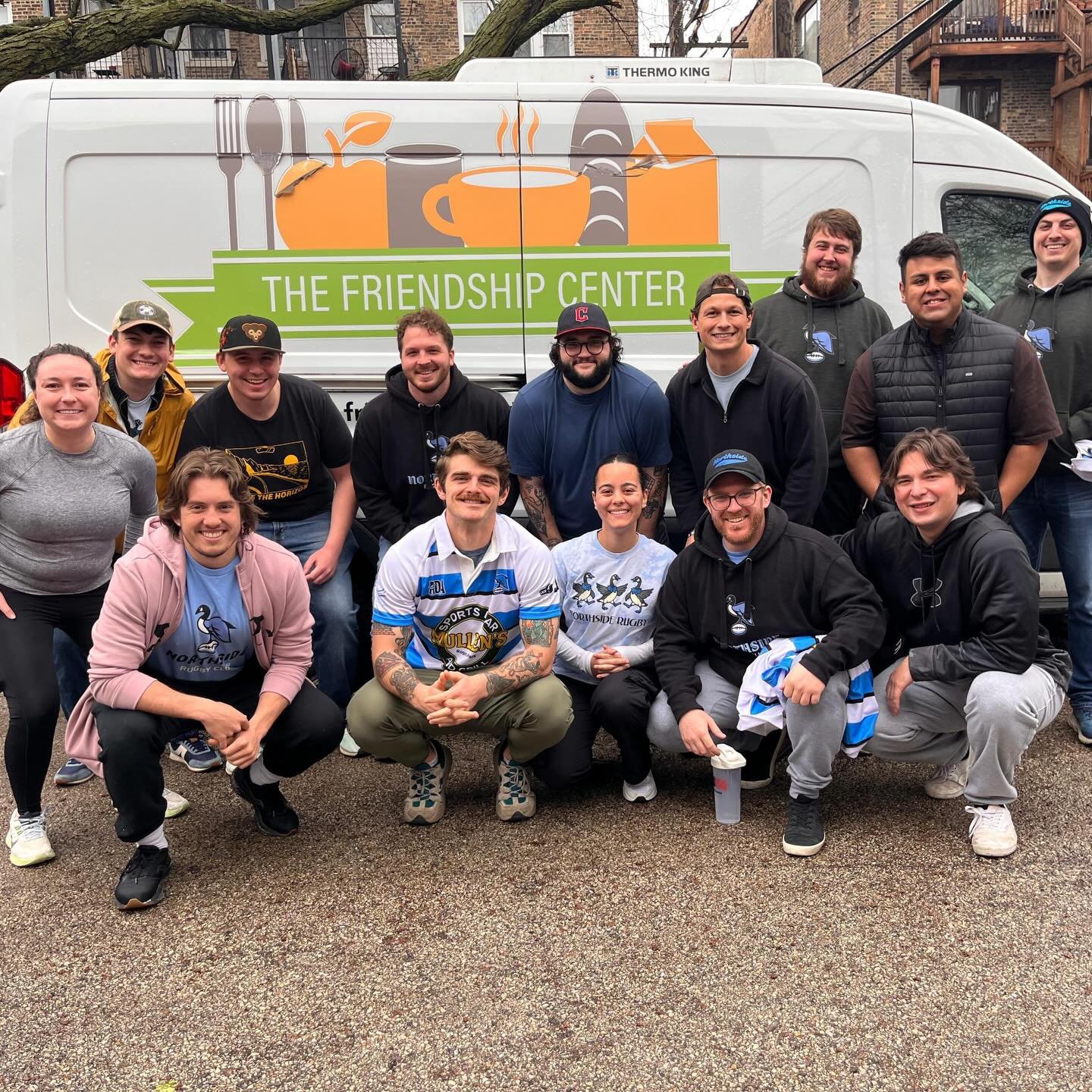 Hearts, full. Hands, reeking of dog and cat food. Thanks @friendshipcenterchicago for hosting us, we can&rsquo;t wait to come back 🩵🖤