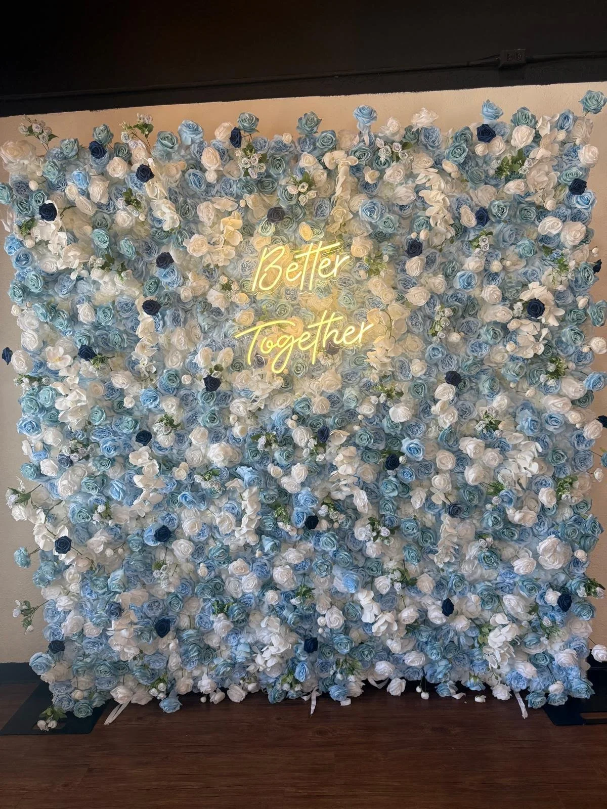 Blue Flower Backdrop