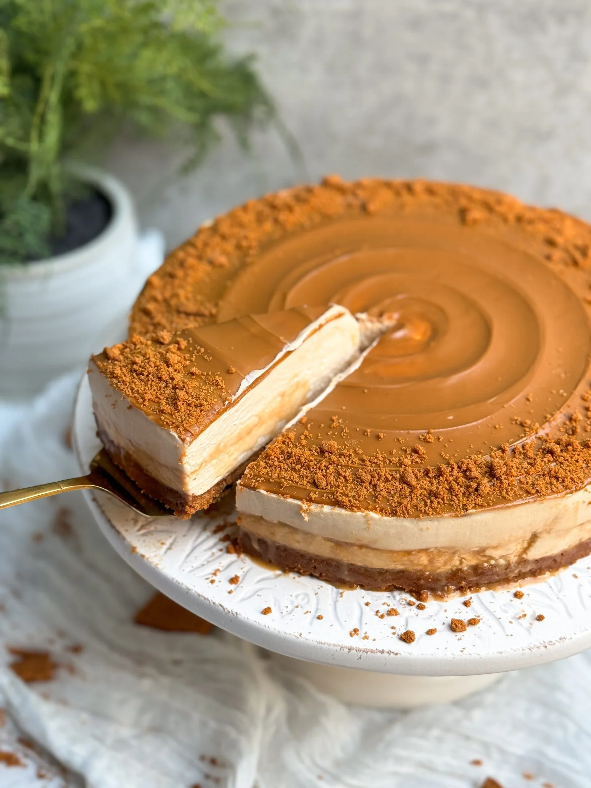 BISCOFF CARAMEL CHEESECAKE