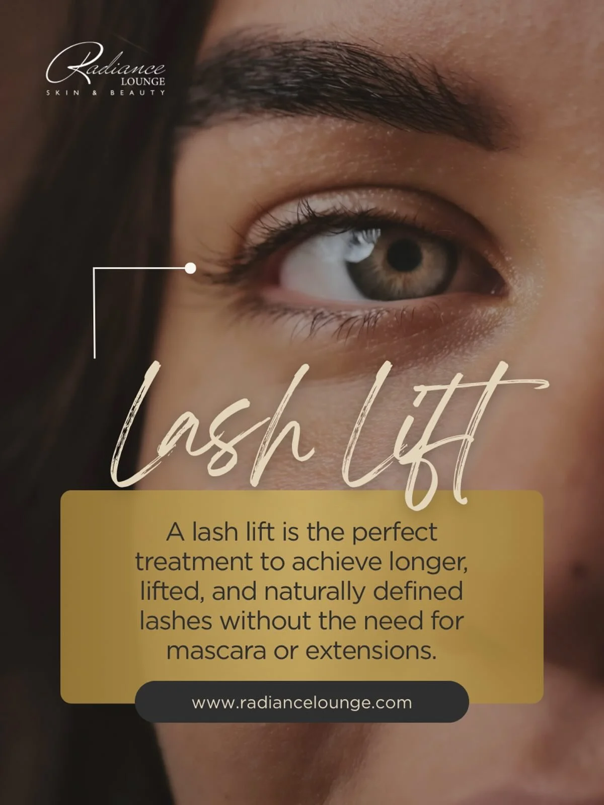 Wake up with naturally lifted lashes ✨

A lash lift enhances your natural lashes, giving them a beautiful lifted and defined look without the need for extensions. It&rsquo;s the perfect option if you want a more natural, low-maintenance result while 