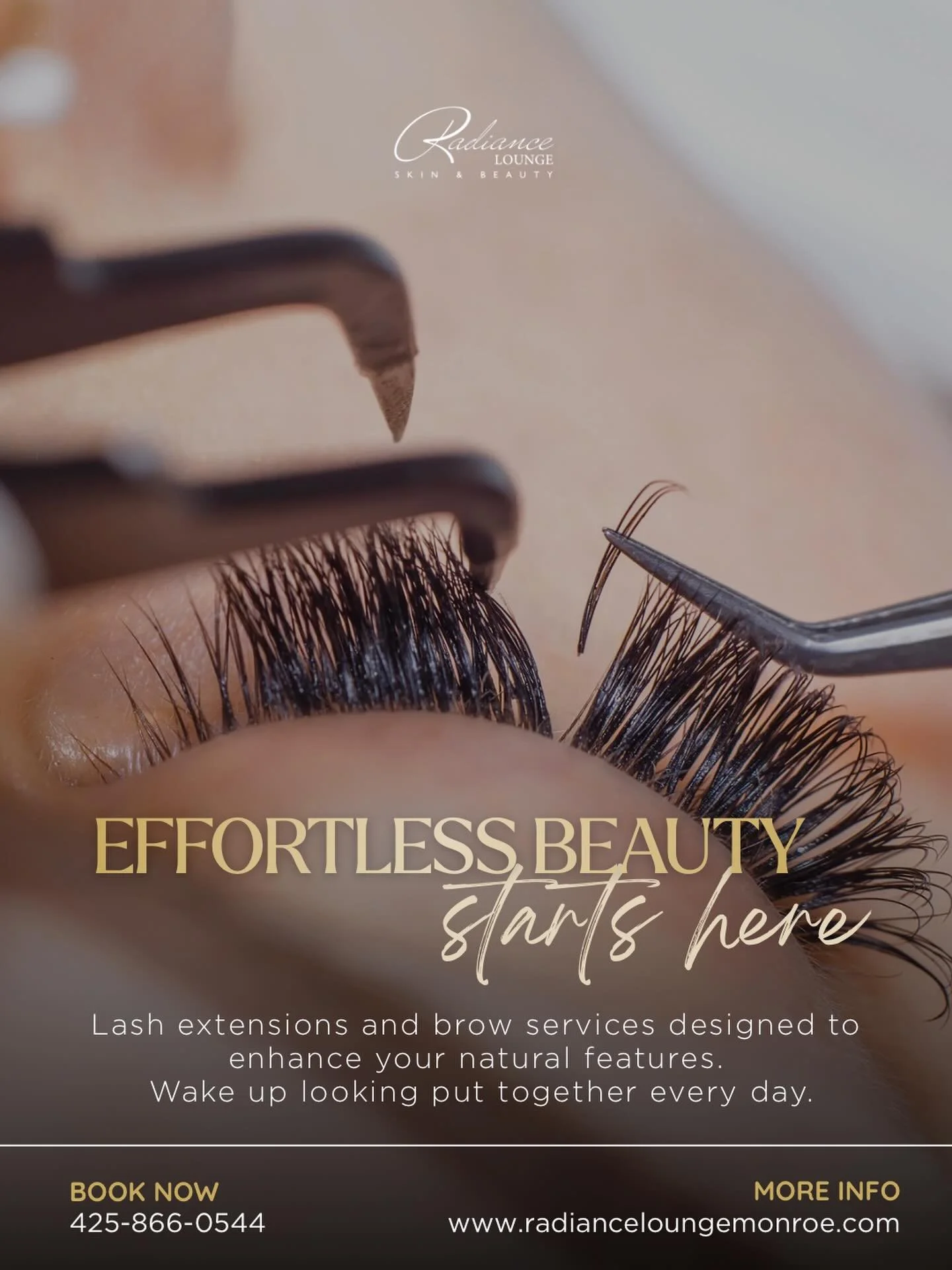 Effortless beauty isn&rsquo;t a look&hellip; it&rsquo;s a routine ✨

Lash extensions and brow services designed to enhance what&rsquo;s already yours, so you can wake up feeling confident, polished, and ready without the extra effort.

Because the be