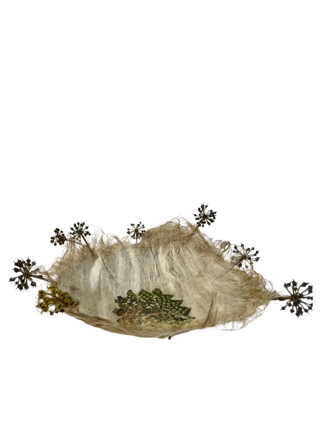 FLAX ROVING WITH PODS
3"H X 10"W
2025