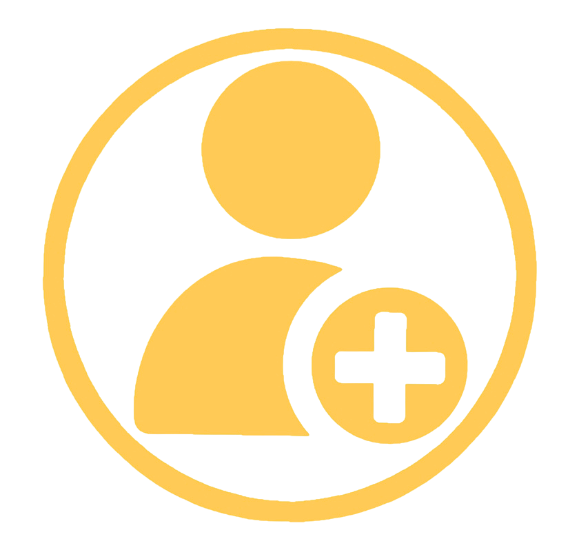 Member Registration Icon Yellow