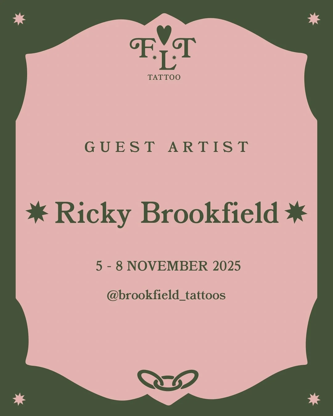 GUEST ARTIST: the very talented @brookfield_tattoos will be visiting on the 5-8 November. He specialises in black and grey freehand tattooing 🖤 To make a booking send Ricky a DM or email him to brookfieldtattoos@gmail.com