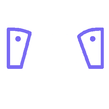 Simplified black and white icon of two hands shaking.