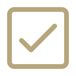 A checkmark inside a square box