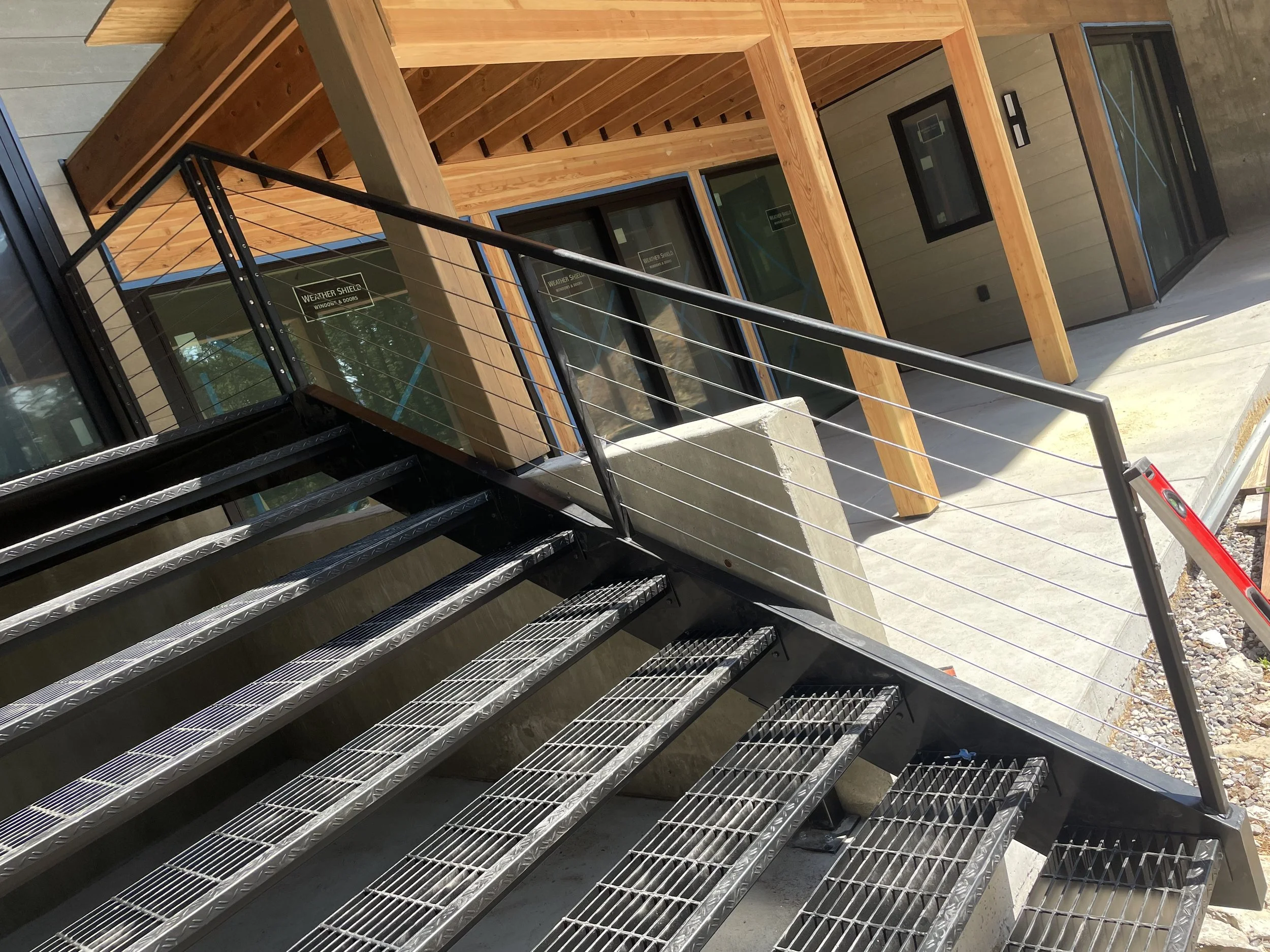 staircase and handrail