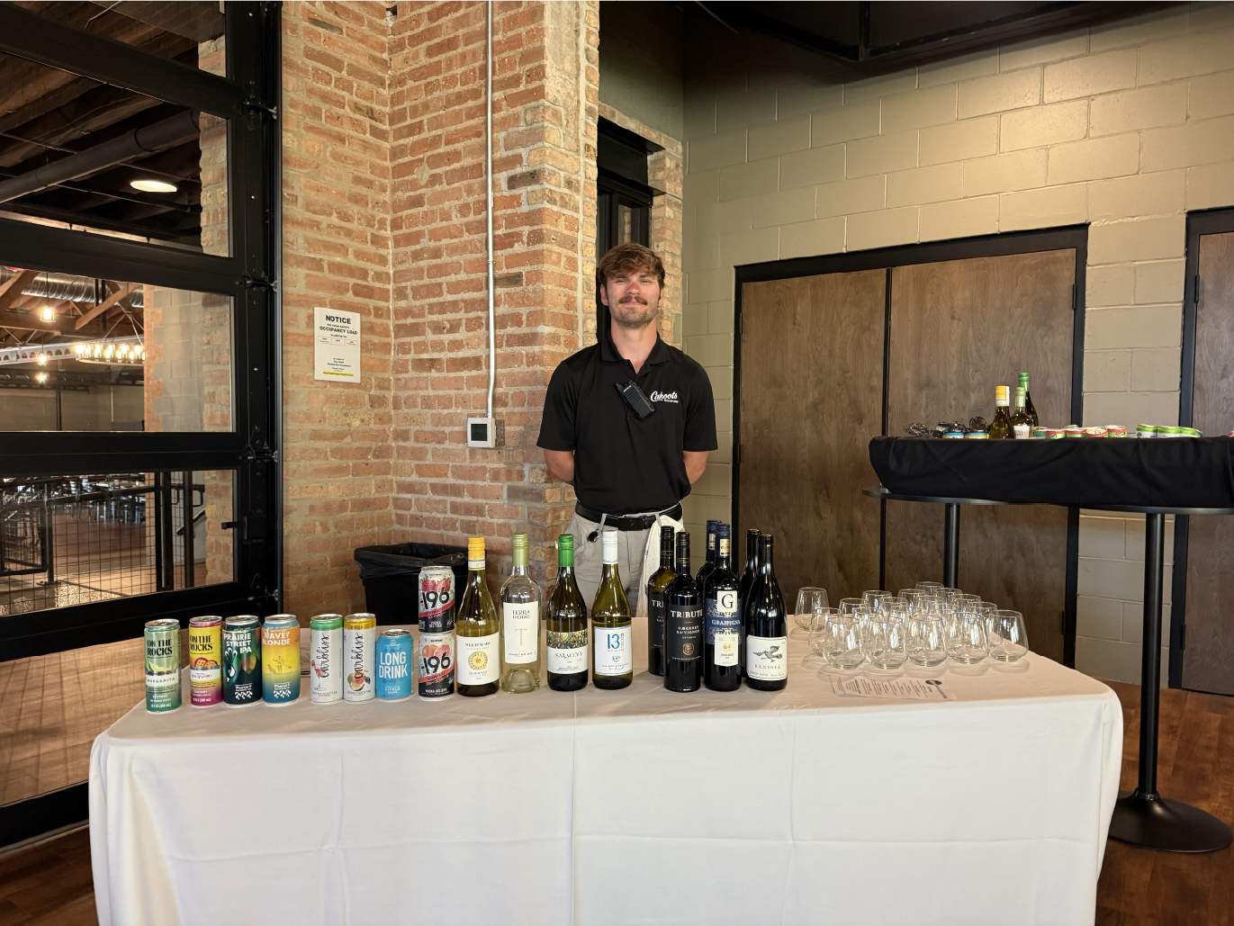 Banquet Room can have various mobile bar setups