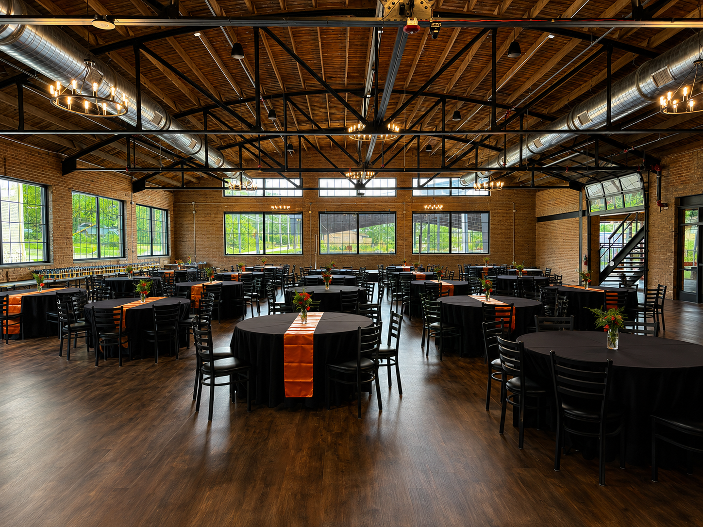Black table cloth option in Banquet Room