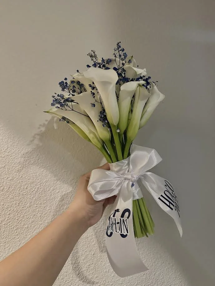 Homecoming + Prom Handheld Calla Lily Bouquet