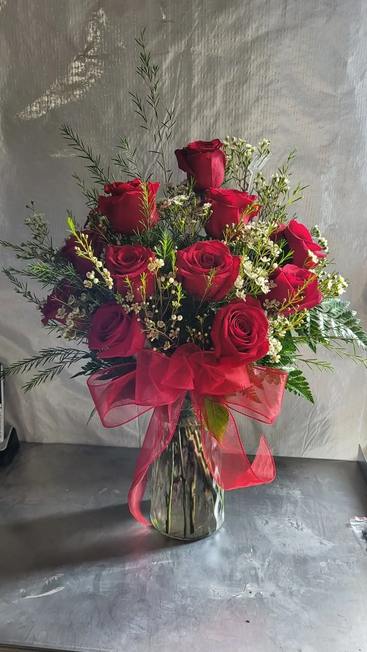 Lovely Red Rose Arrangement