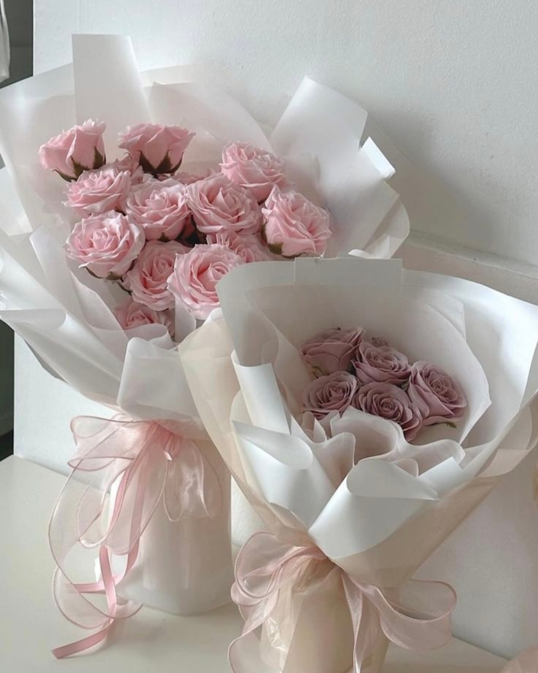 Be Mine Soft Pink Roses