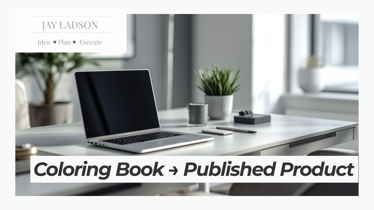 Coloring Book → Published Product