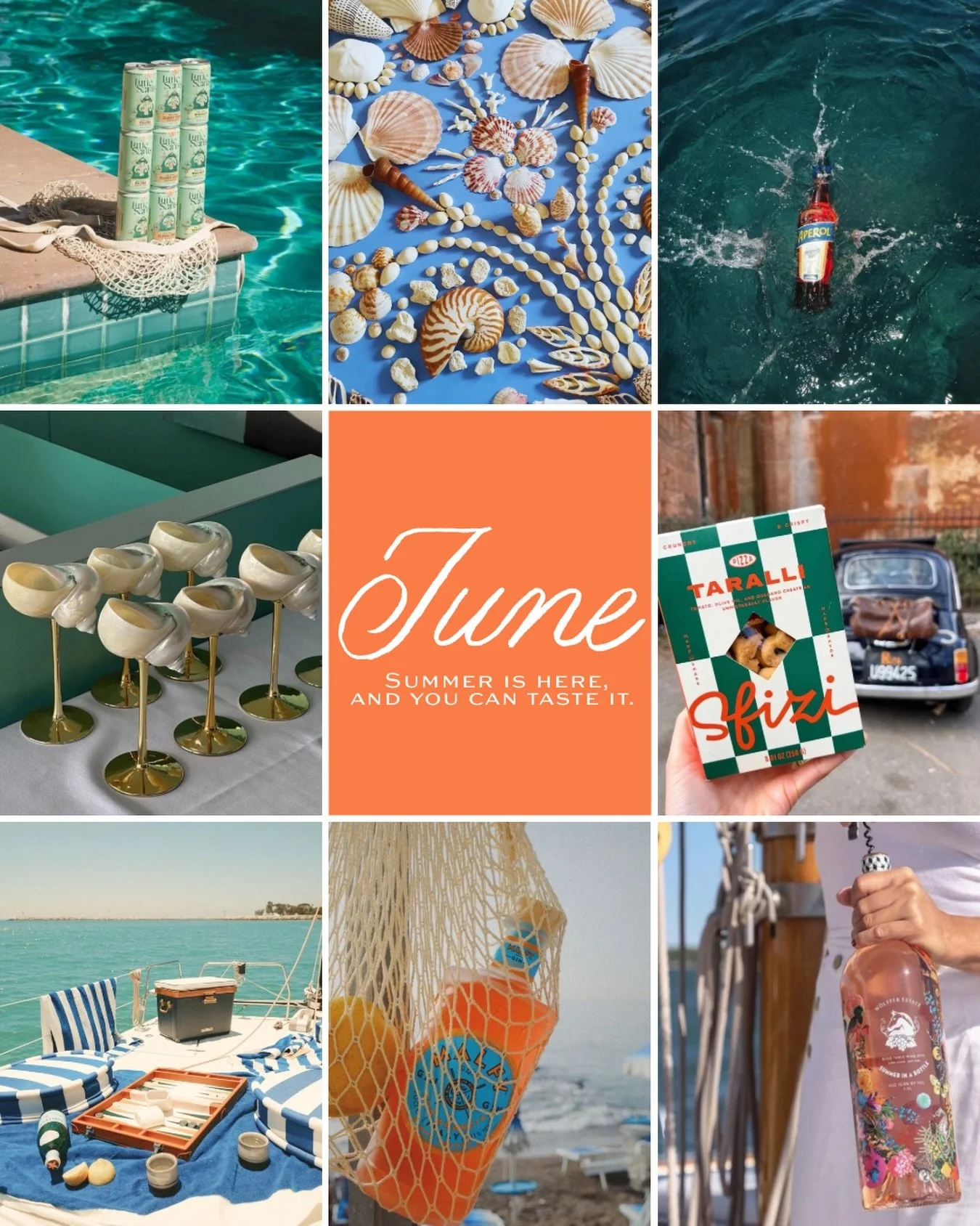 June, we&rsquo;ve been expecting you. ☀️🌊🍊Summer is here, and you can taste it&mdash;cold cans by the pool, ros&eacute; all day, spritzes at sunset, and snacks that make any Thursday feel like vacation.

And speaking of Thursdays&hellip; tastings a