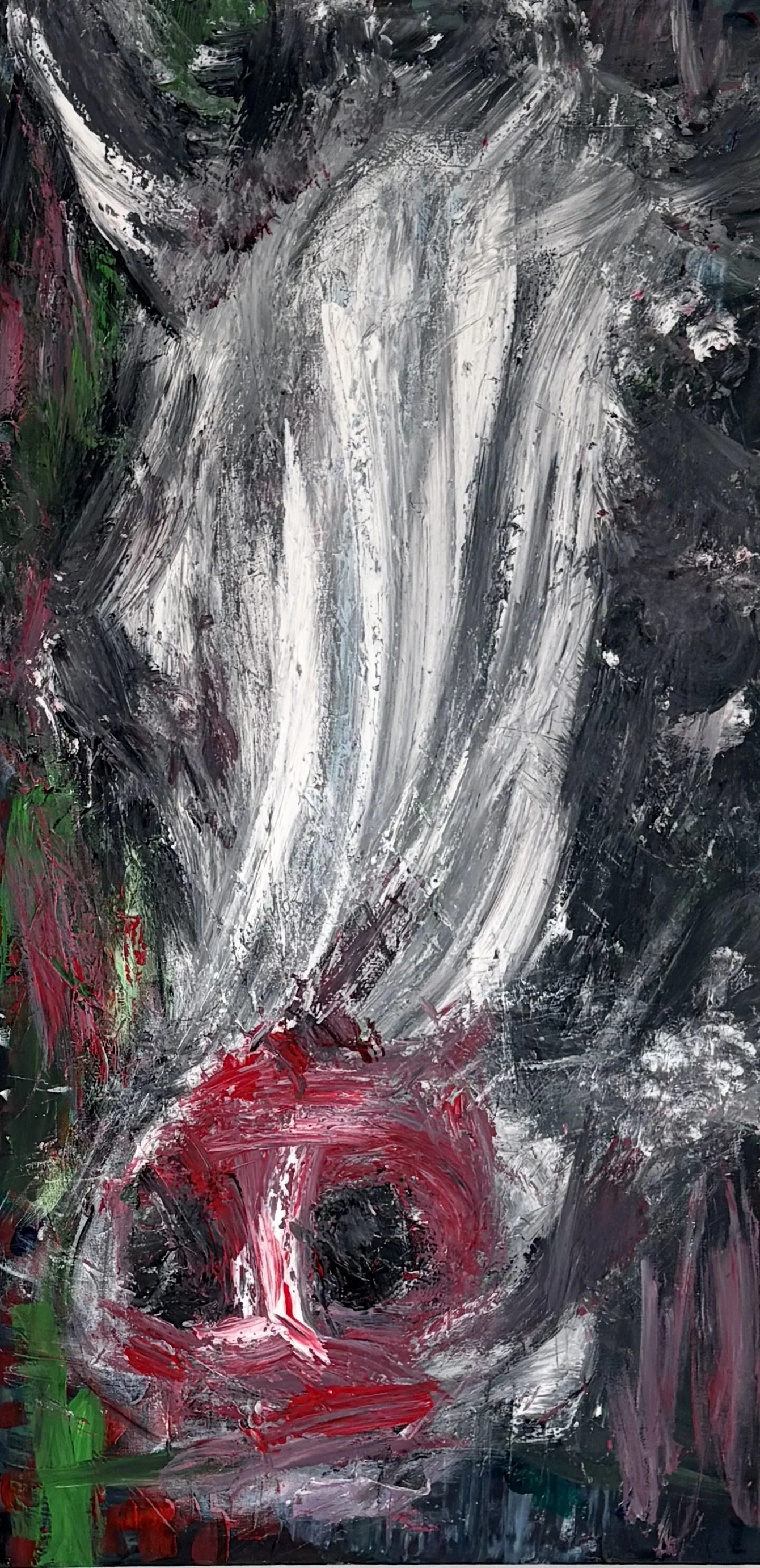 Cow in Red White and Grey