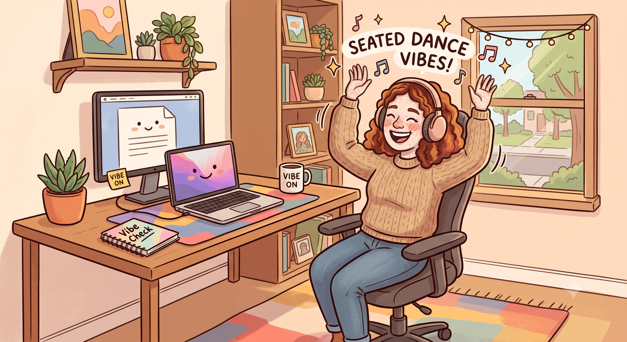 Seated dance break