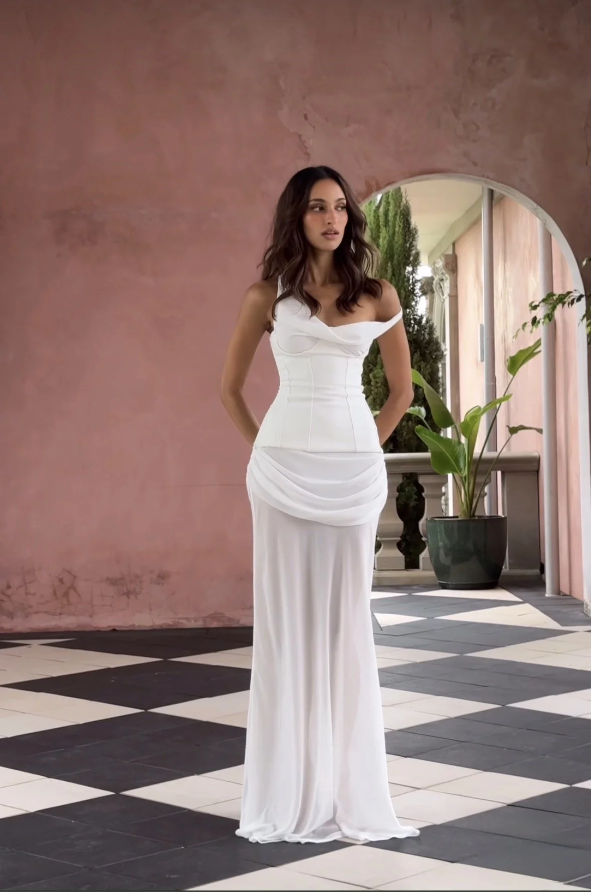 Natalie Rolt | Cadence Gown - White