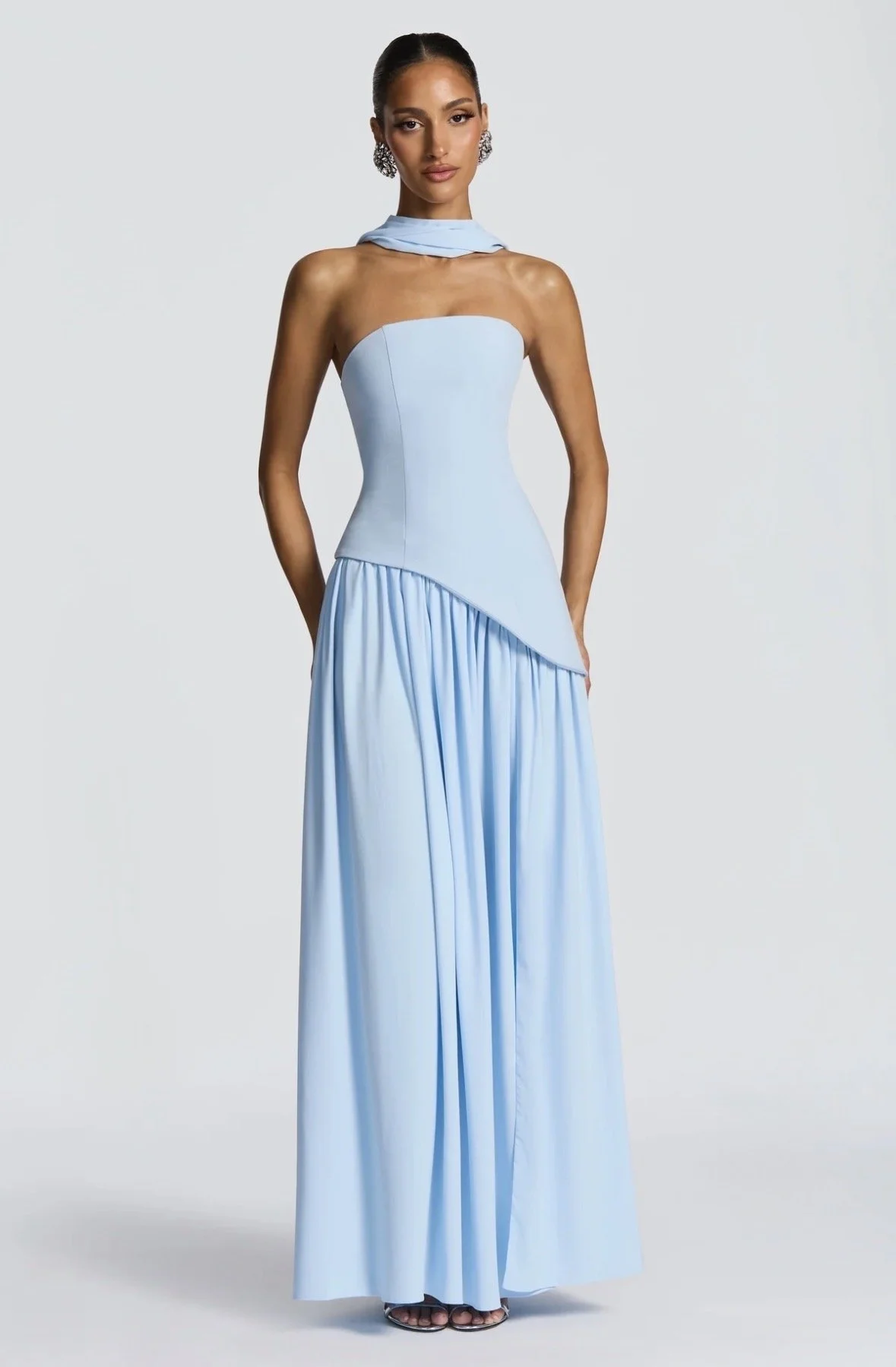 BABYBOO Maliyah Maxi Dress - Baby Blue