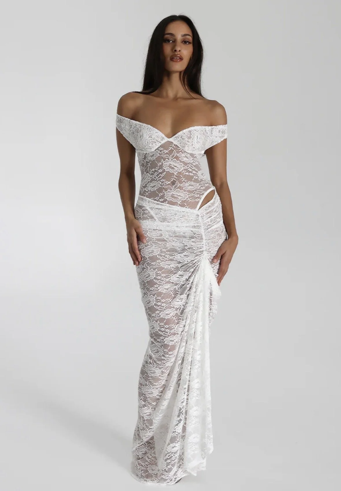 Natalie Rolt Aubrey Dress - White