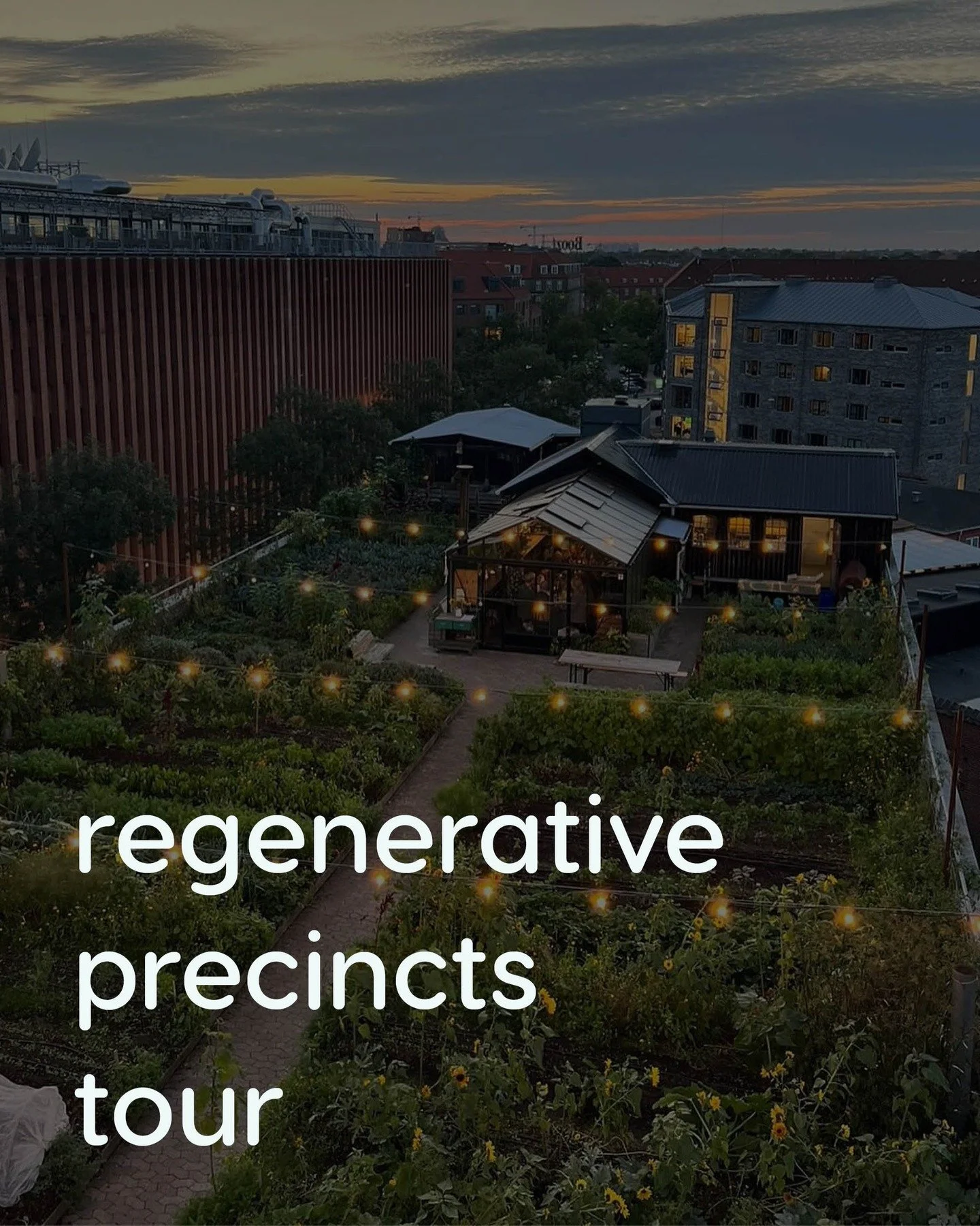 This week we head off on a project tour to immerse ourselves in regenerative masterplanning and urban design at precinct scale. 

This is not about chasing aesthetic references. It is about understanding how regeneration actually works on the ground.