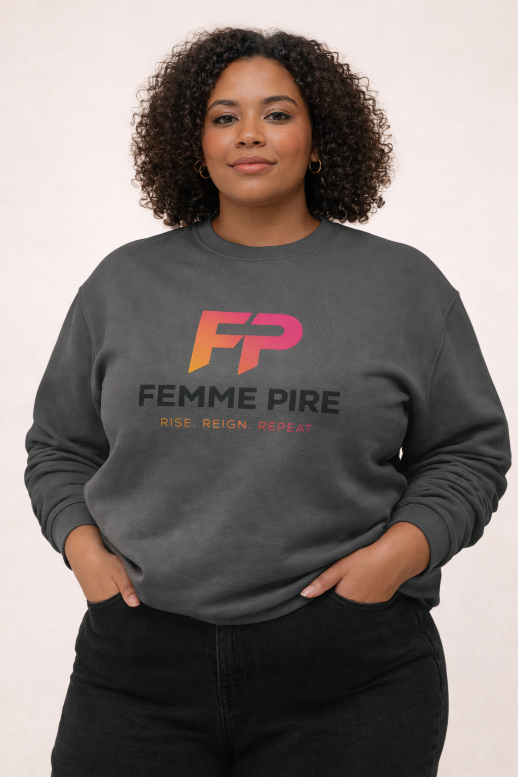 Confident style in Femme Pire sweatshirt.png