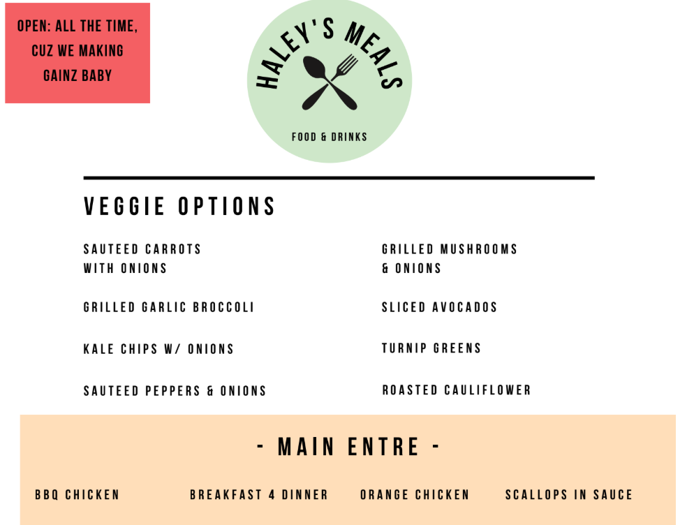 Meal Tracking Planners