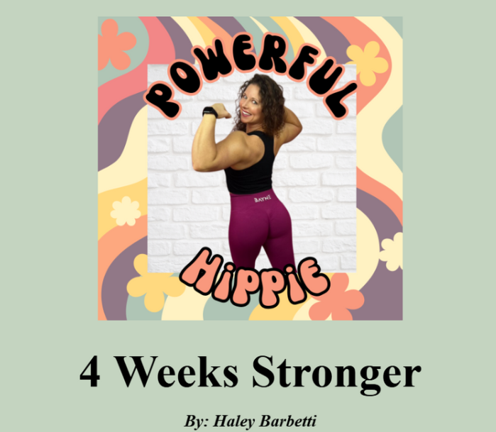 4 Weeks Stronger Workout Plan