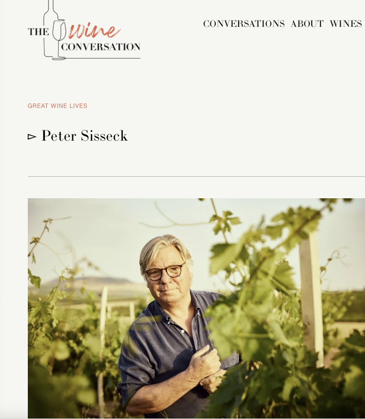 The Wine Conversation — Peter Sisseck