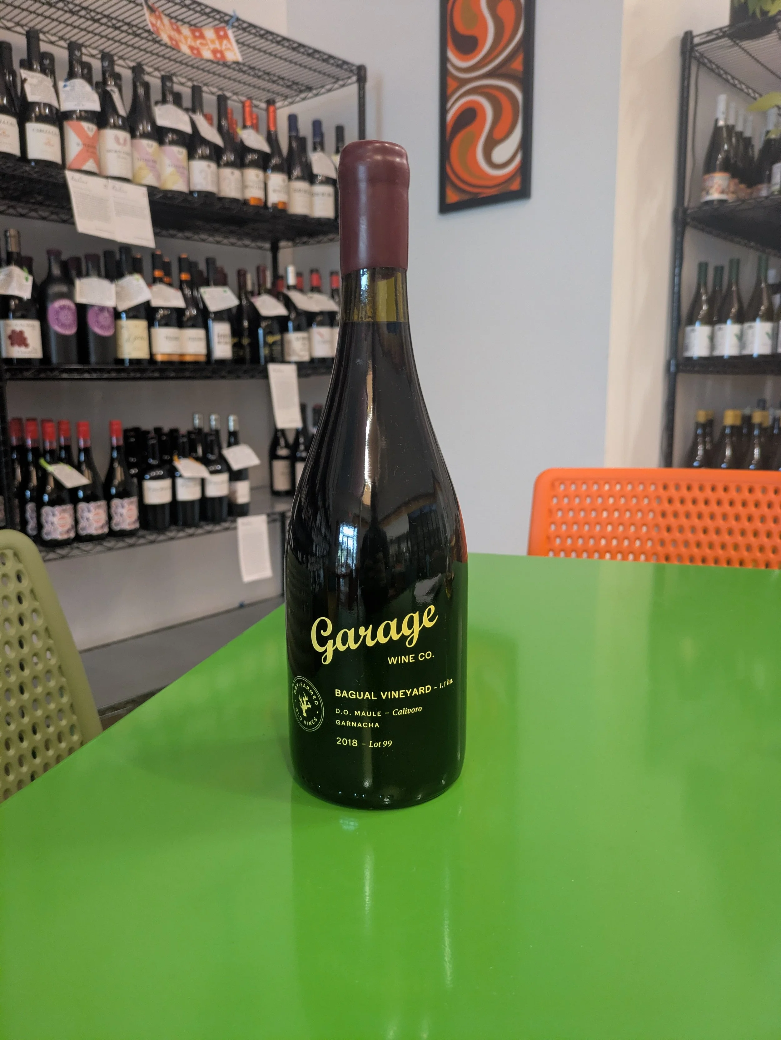 2018 Garage Wine Co Bagual Vineyard Garnacha