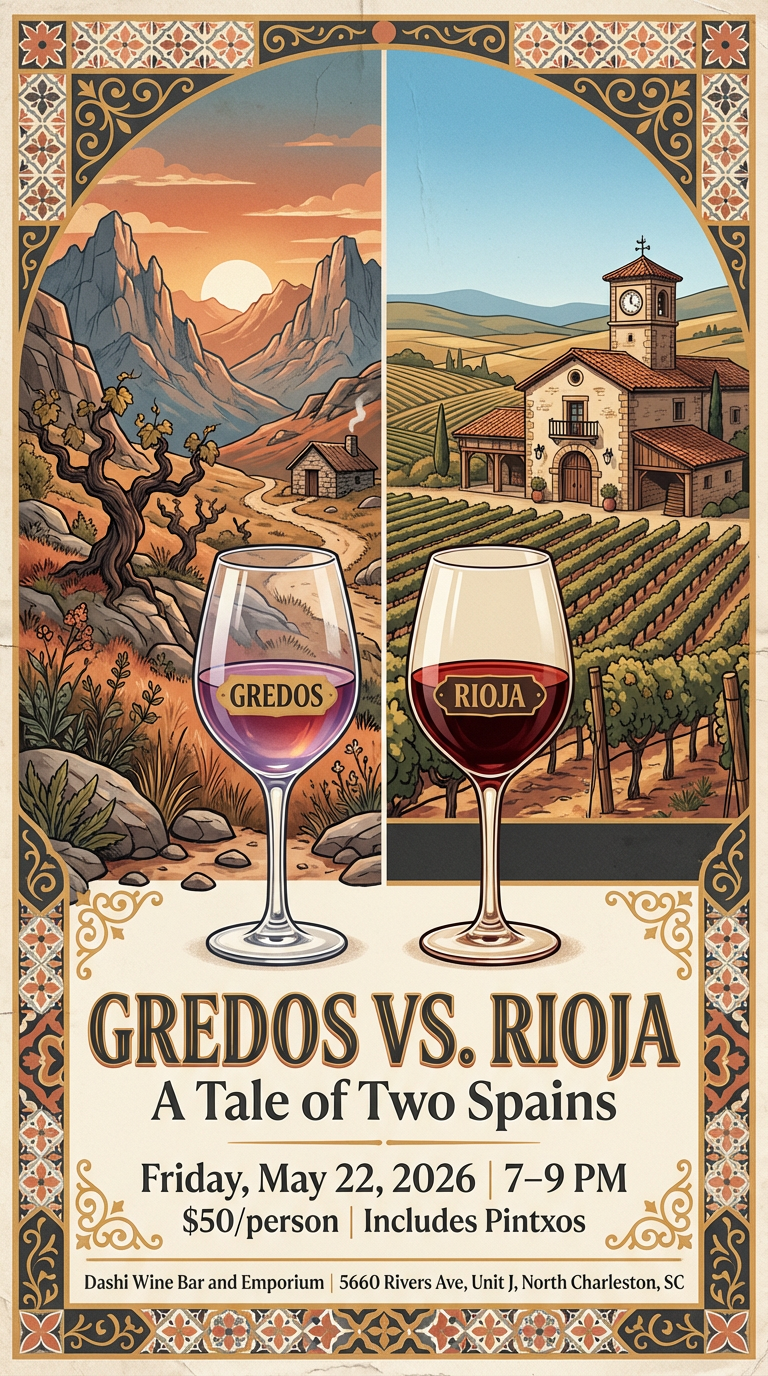 Gredos vs Rioja tasting event poster.png
