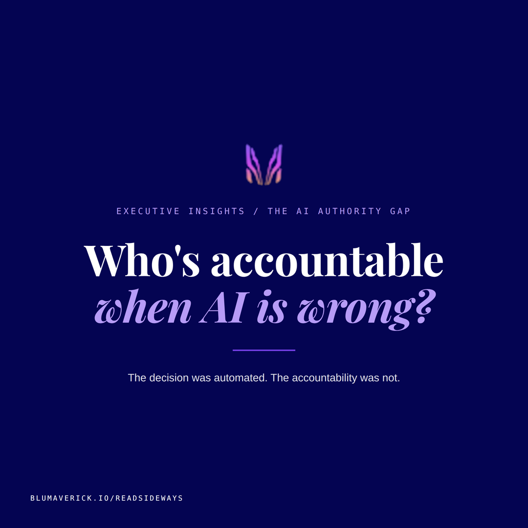 Accountable for AI Without Authority