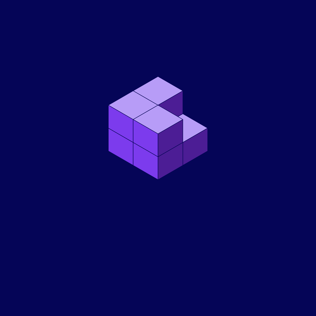 Fig. 01 — A block of assigned rights with one cube missing: the authority to intervene. Every other right was allocated. That one was never given to anyone.