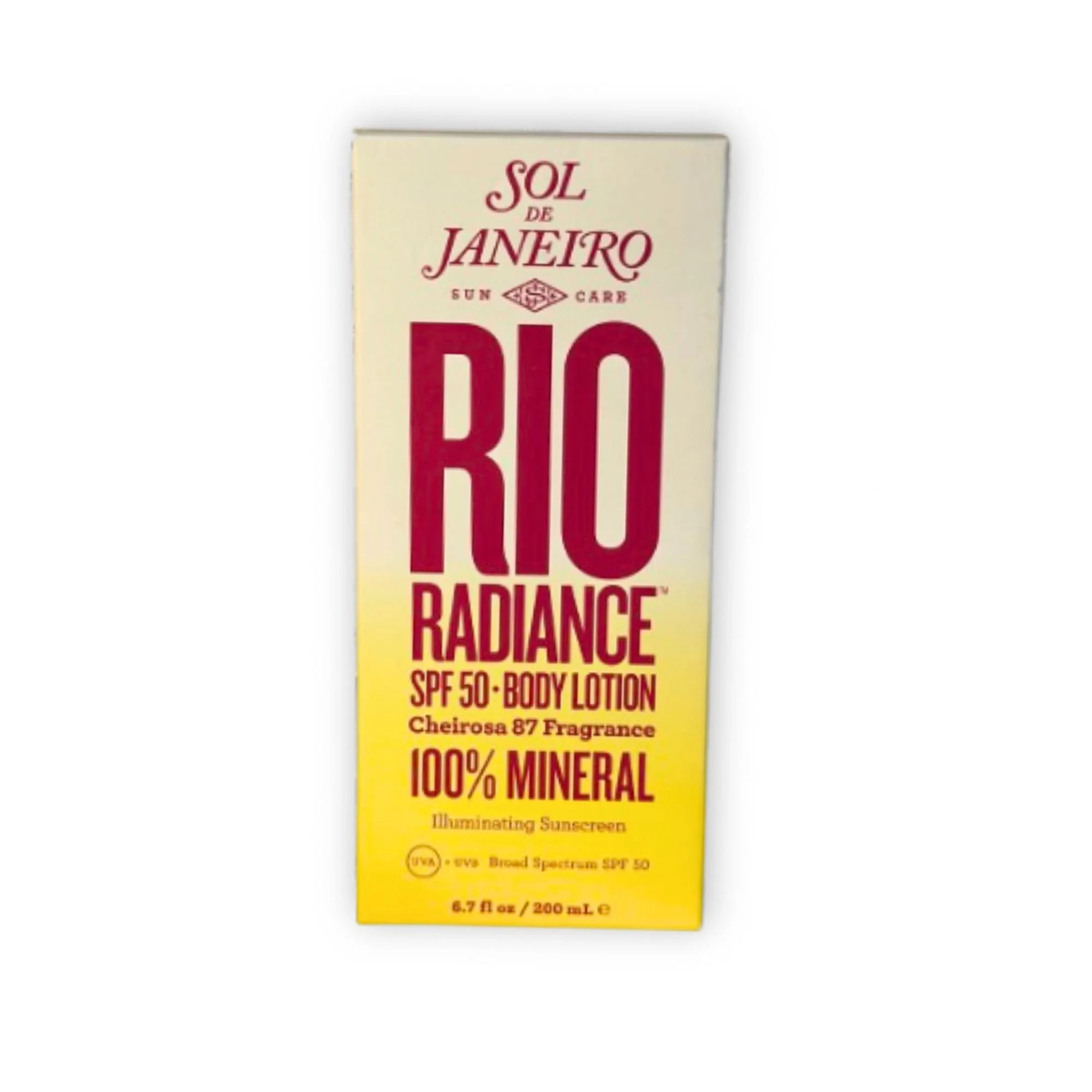 Sol de Janeiro Rio Radiance SPF 50 Body Lotion — 200 mL / 6.7 fl oz (Brand New & Sealed)