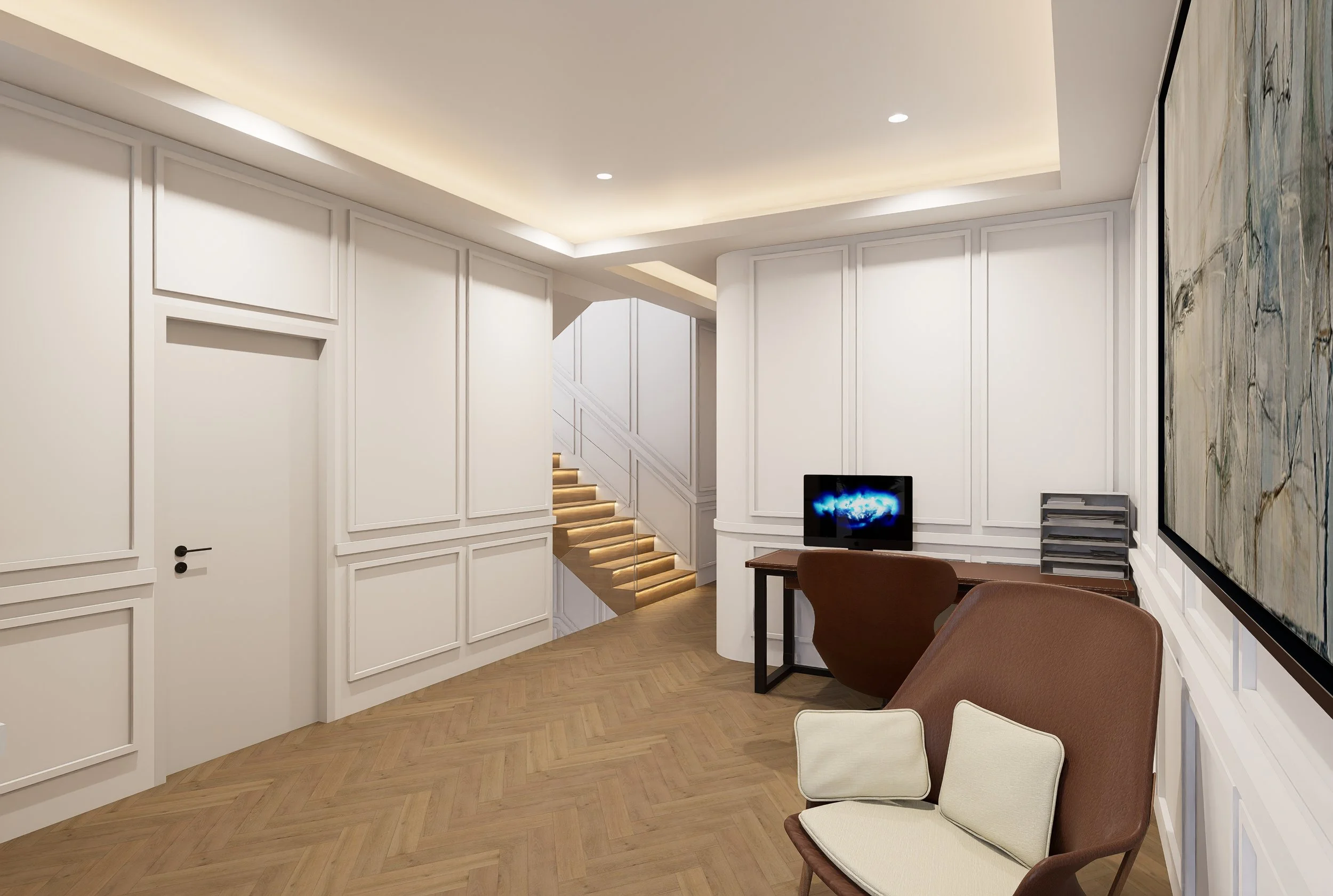 Modern sitting area