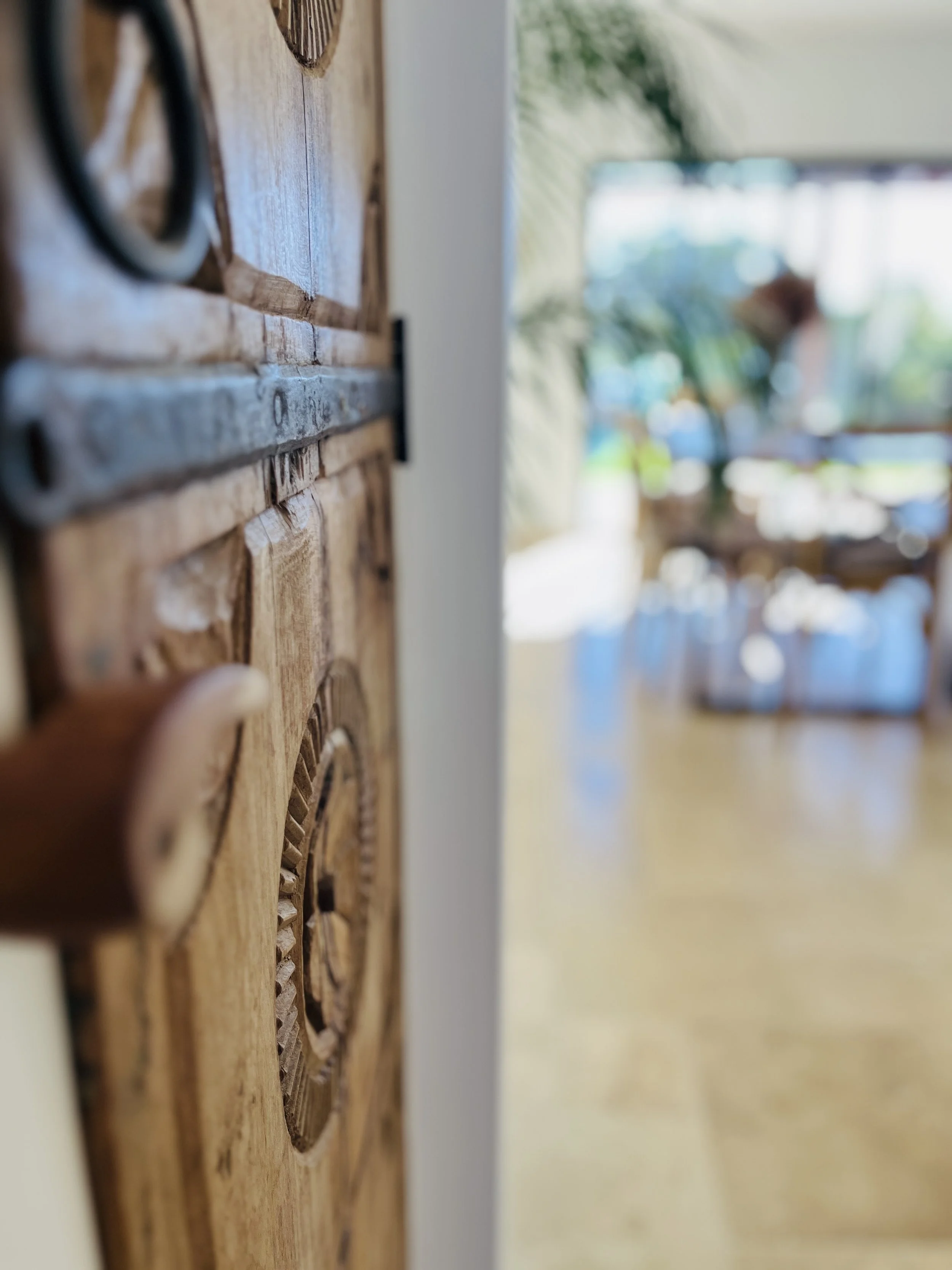 beautiful timber door