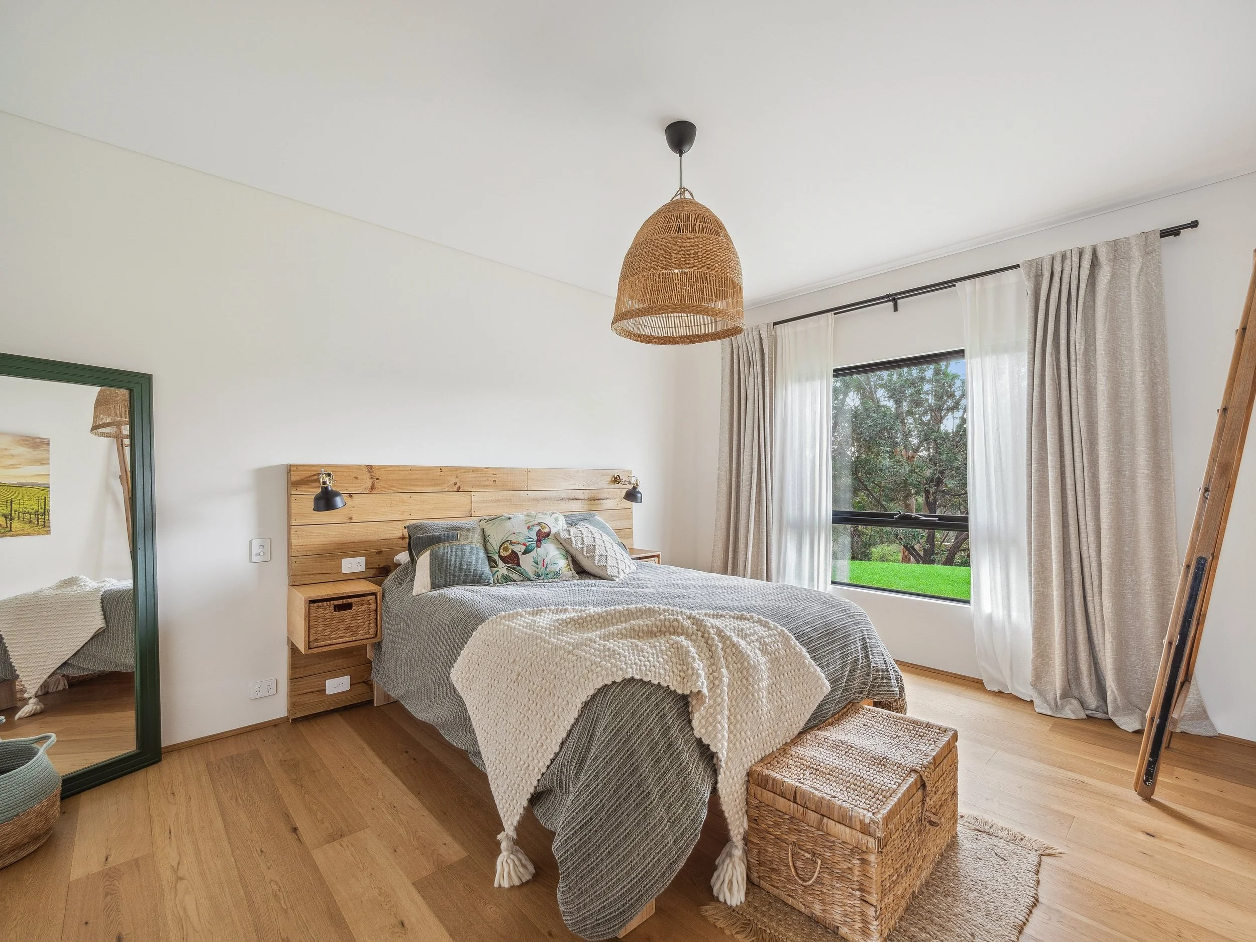 Room styling for an airbnb