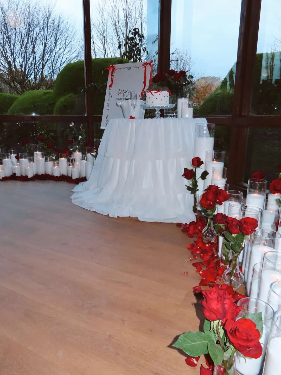 Couple celebrating a luxury engagement in Melbourne, Red Hill arranged with elegance and romance